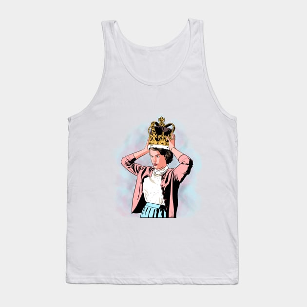 Elizabeth II Tank Top by IgorFrederico